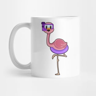 Flamingo Diver Snorkel Diving Mug